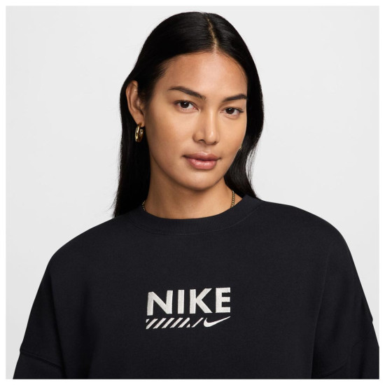 Nike Γυναικείο φούτερ Sportswear Oversized Fleece Crewneck Sweatshirt